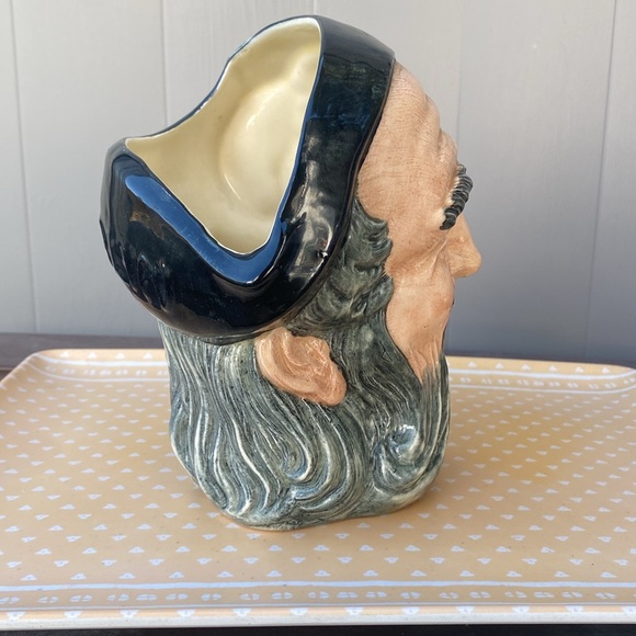 Royal Doulton Large Character Toby Jug Merlin D6529 Made in England 1959 20 oz. - Picture 5 of 8